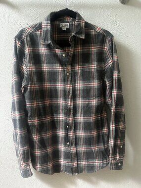 Women's Catch Surf Black/Cream/Red Plaid Shirt